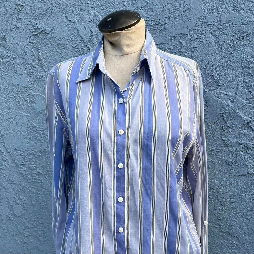 Ralph Lauren Polo Striped Shirt Womens button down I